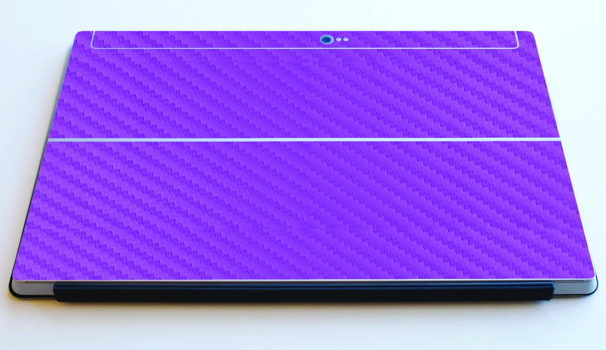 Microsoft Surface 1 PURPLE CARBON FIBER Laptop Skin