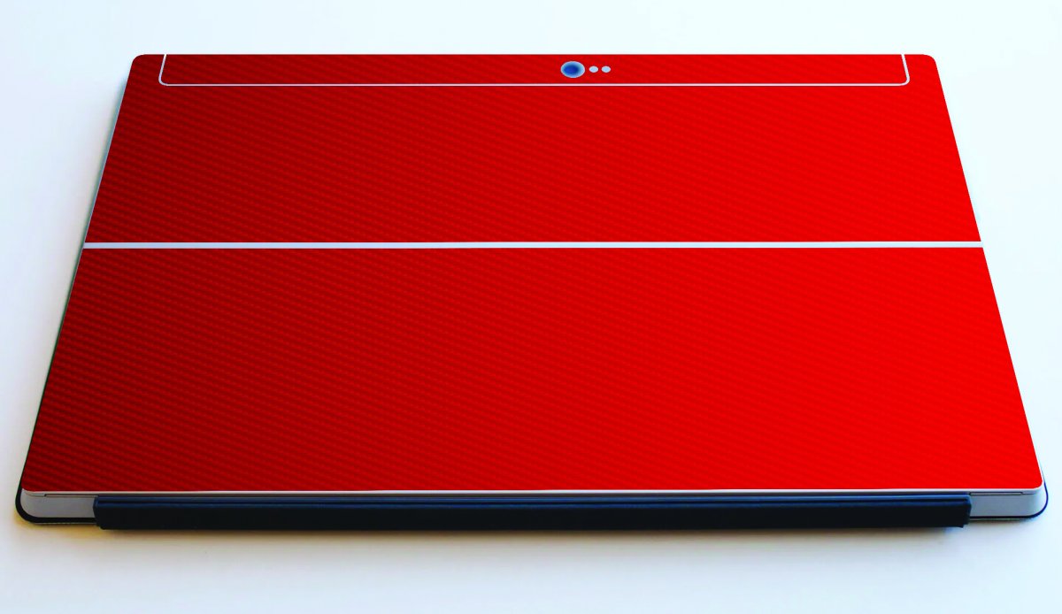 Microsoft Surface 2 RED CARBON FIBER Laptop Skin