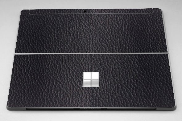 Microsoft Surface 3 BLACK LEATHER Laptop Skin