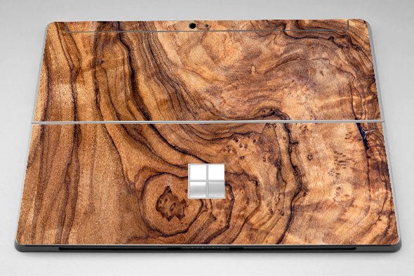 Microsoft Surface 3 OLIVE WOOD Laptop Skin