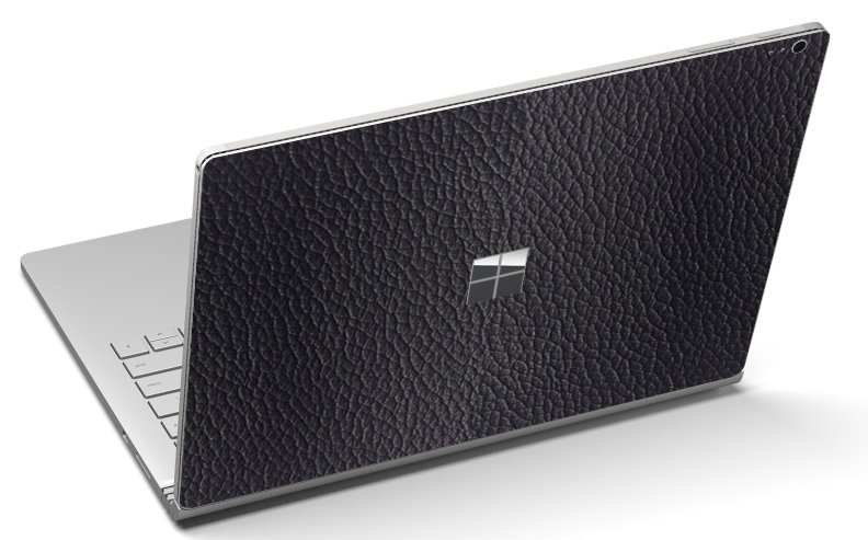 Microsoft Surface Book 2 BLACK LEATHER Laptop Skin