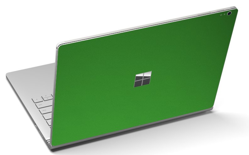 Microsoft Surface Book 1704 CHROME GREEN Laptop Skin