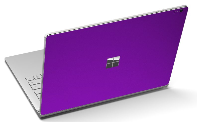 Microsoft Surface Book 1704 CHROME PURPLE Laptop Skin