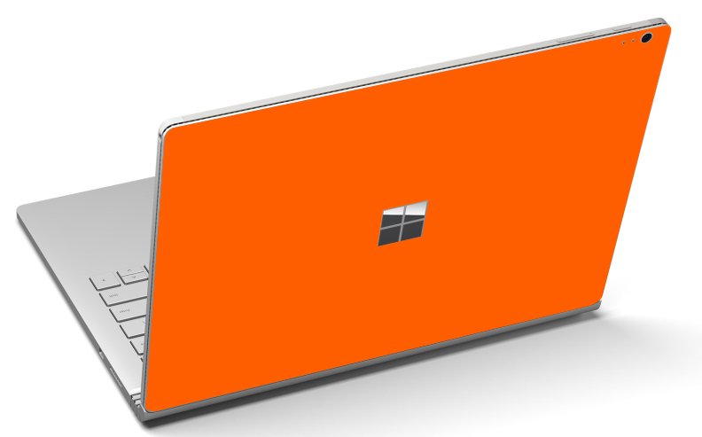 Microsoft Surface Book 1704 ORANGE Laptop Skin