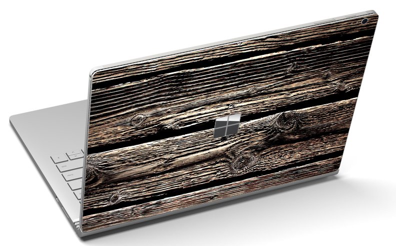 Microsoft Surface Book 1704 WOOD Laptop Skin