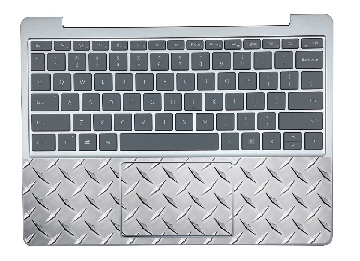 Microsoft Surface Go 1943 DIAMOND PLATE Laptop Skin
