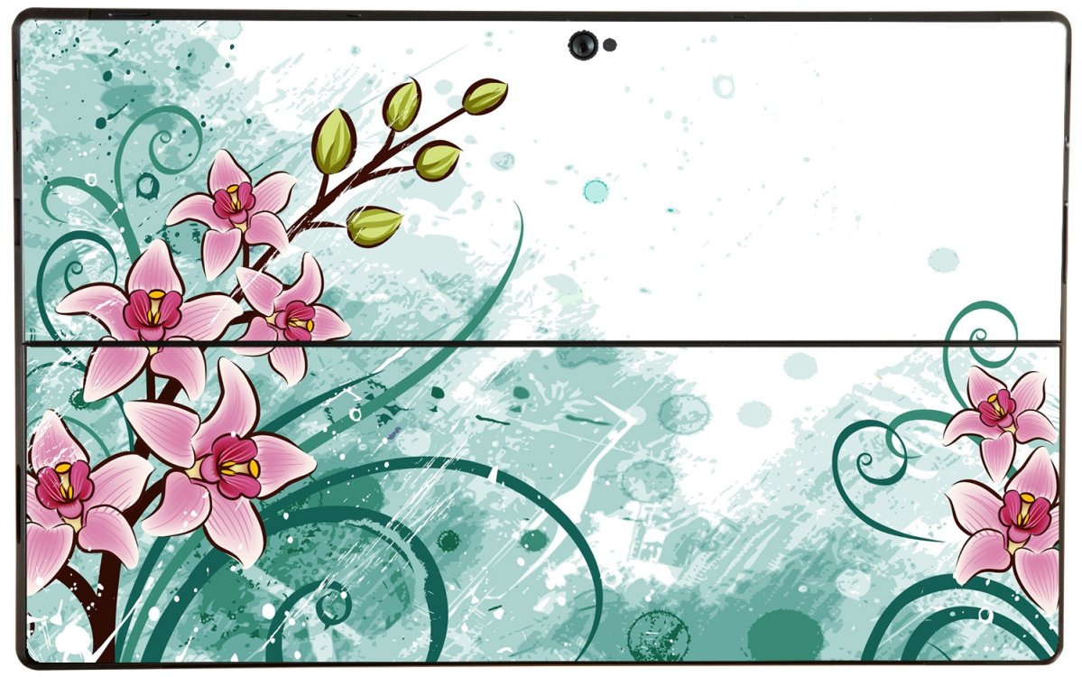 Microsoft Surface Pro 2 PINK LILY WATERCOLOR Tablet Skin