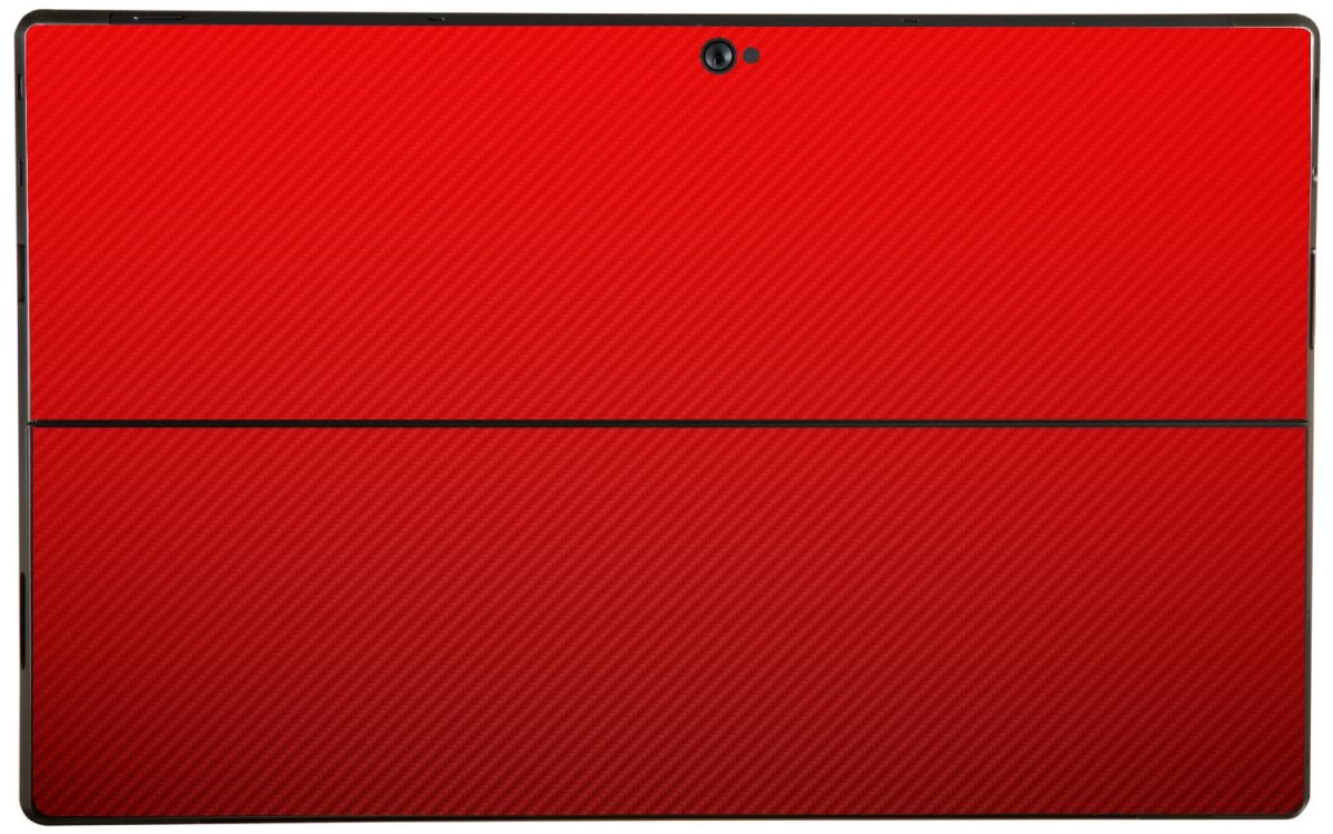 Microsoft Surface Pro 2 RED CARBON FIBER Tablet Skin