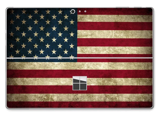 Microsoft Surface Pro 6 AMERICAN FLAG Laptop Skin
