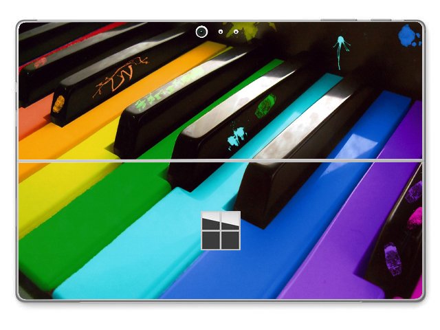 Microsoft Surface Pro 4 COLORFUL PIANO Skin