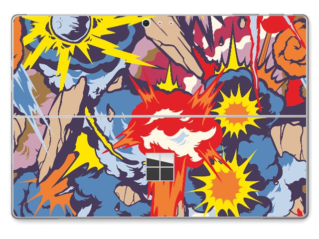 Microsoft Surface Pro 4 COMIC EXPLOSIONS Skin