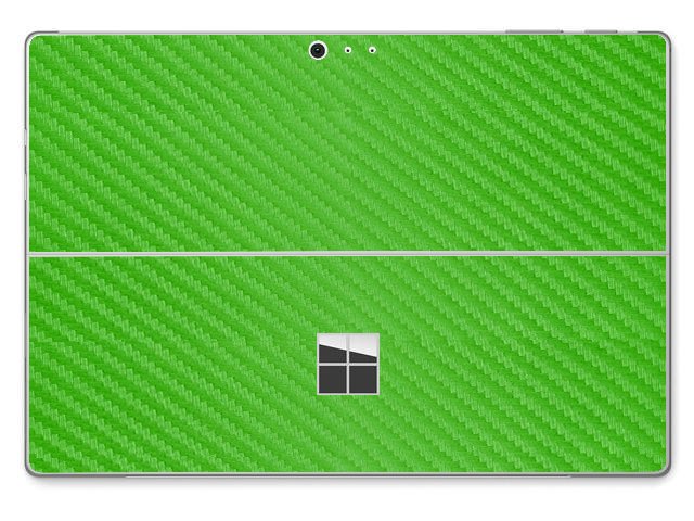 Microsoft Surface Pro 4 GREEN CARBON FIBER Skin