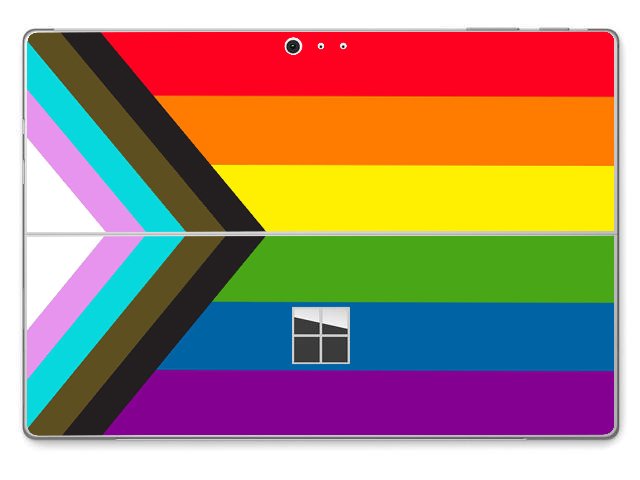 Microsoft Surface Pro 4 PROGRESSIVE PRIDE FLAG Skin