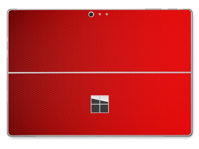 Microsoft Surface Pro 5 RED CARBON FIBER Skin