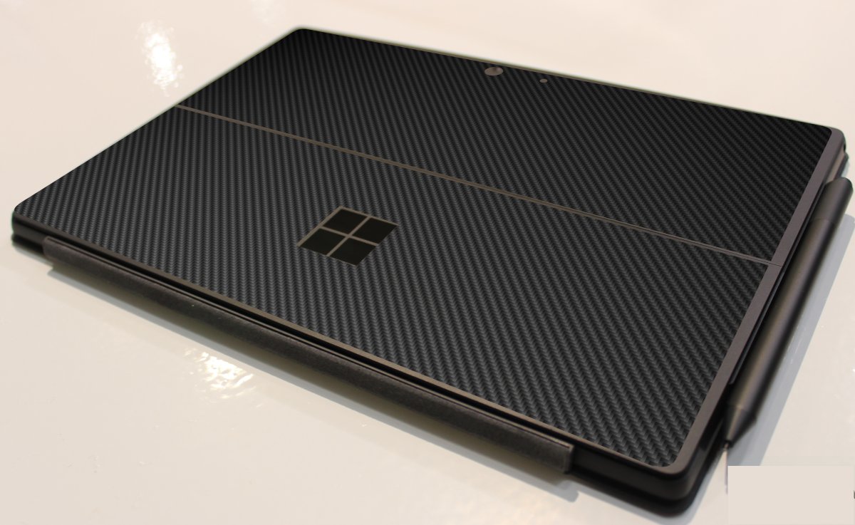 Microsoft Surface Pro 7 BLACK CARBON FIBER Laptop Skin