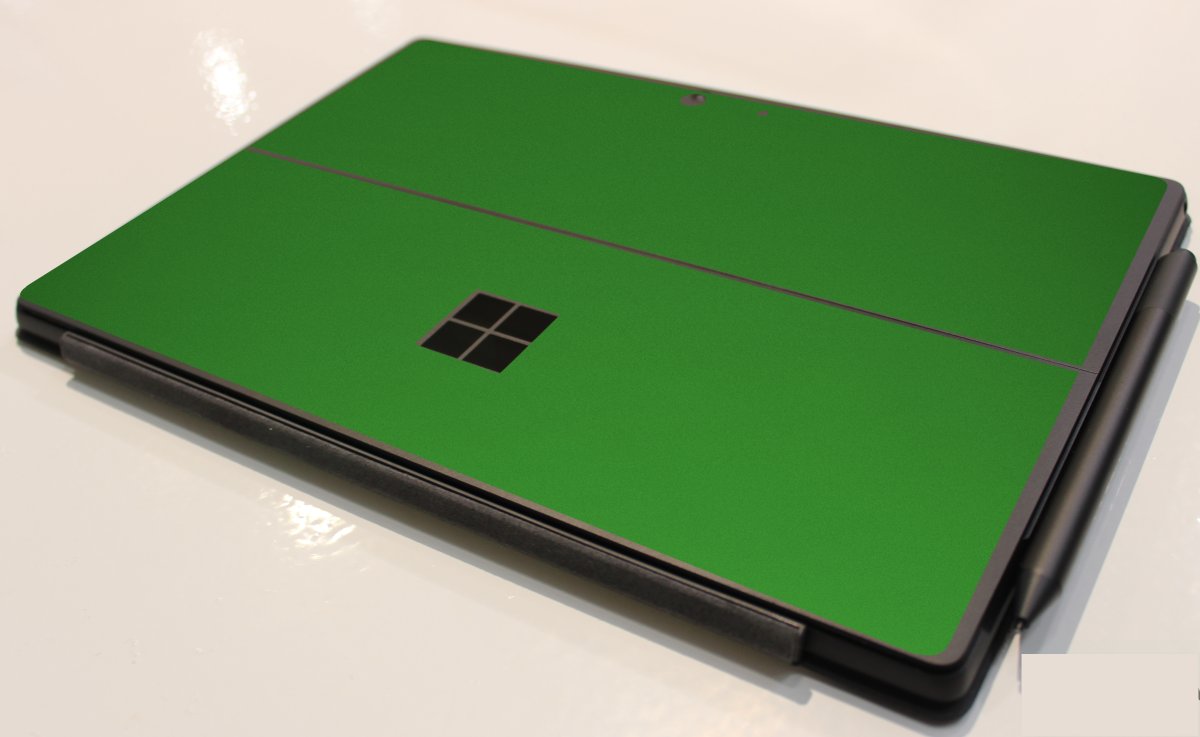 Microsoft Surface Pro 7 CHROME GREEN Laptop Skin