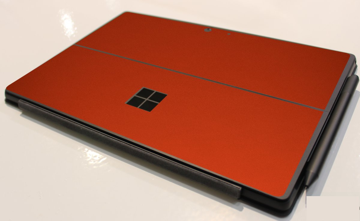 Microsoft Surface Pro 7 CHROME RED Laptop Skin