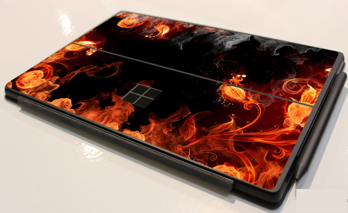 Microsoft Surface Pro 9 FIRE FLORA Laptop Skin