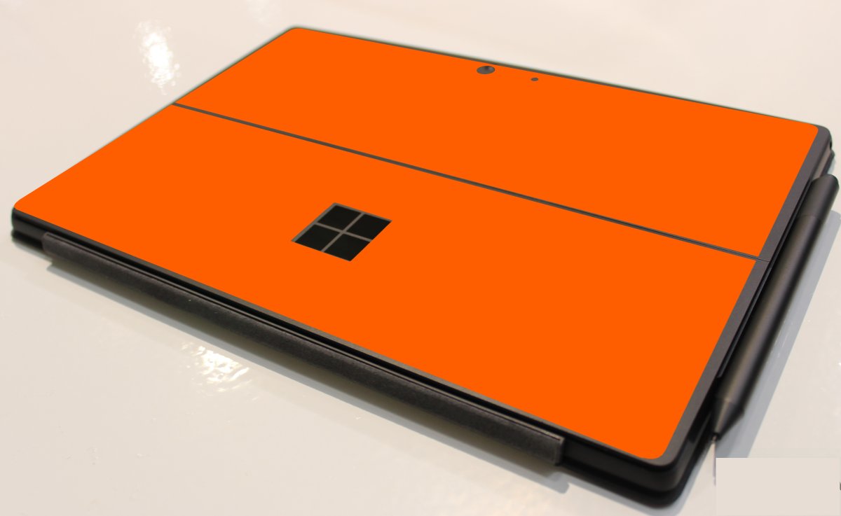 Microsoft Surface Pro 9 ORANGE Laptop Skin