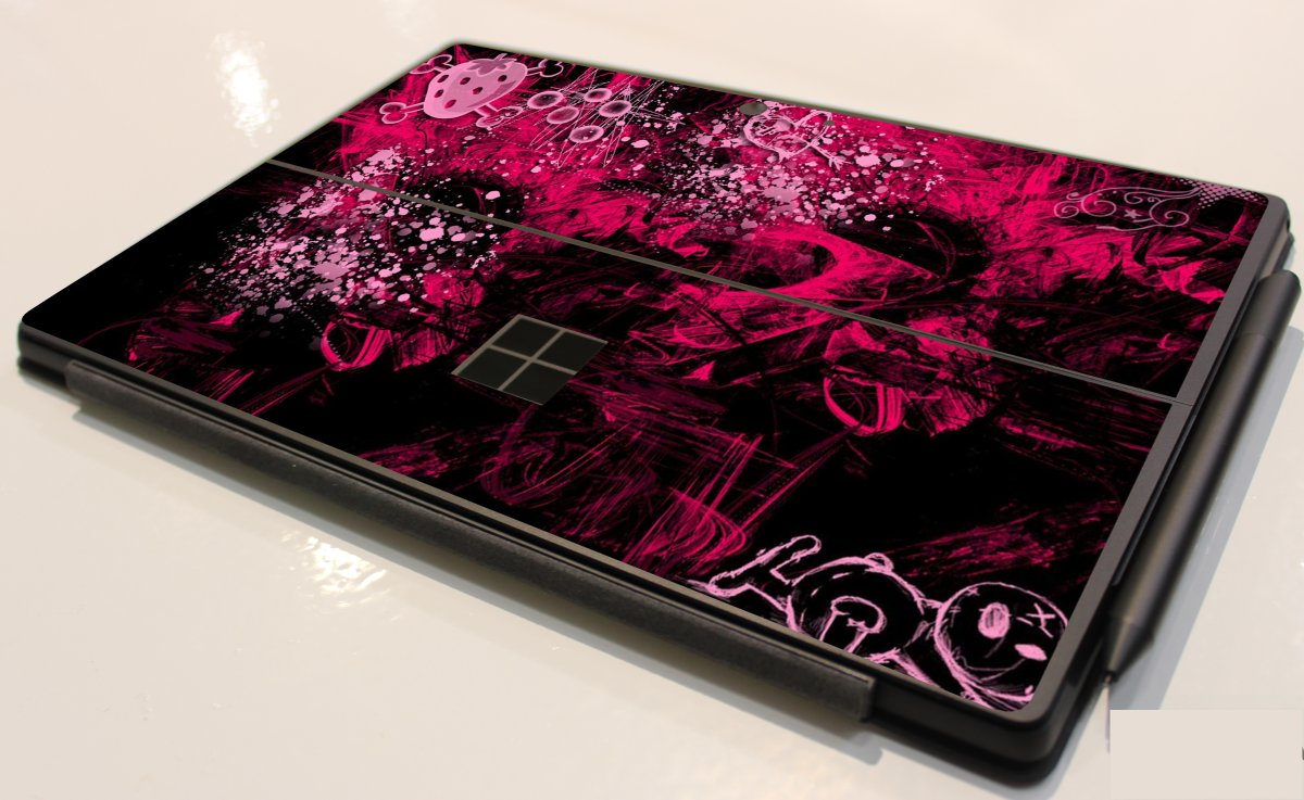 Microsoft Surface Pro 9 STRAWBERRY CROSSBONES Laptop Skin