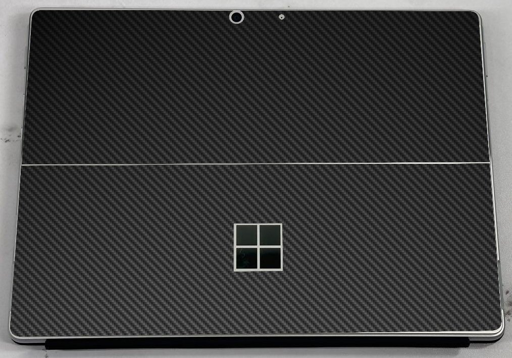 Microsoft Surface Pro 8 BLACK CARBON FIBER Laptop Skin