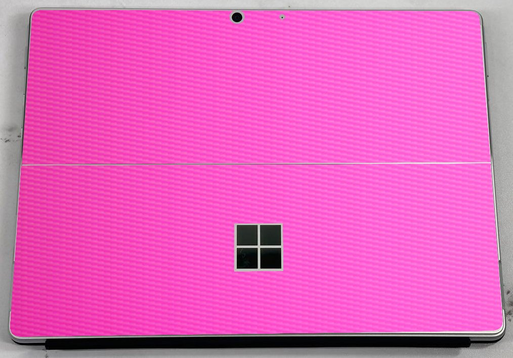 Microsoft Surface Pro 8 PINK CARBON FIBER Laptop Skin