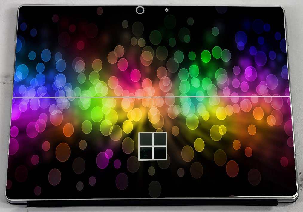 Microsoft Surface Pro 8 RAINBOW BOKEH Laptop Skin
