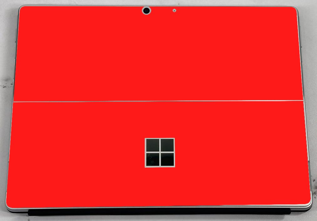 Microsoft Surface Pro 8 RED Laptop Skin