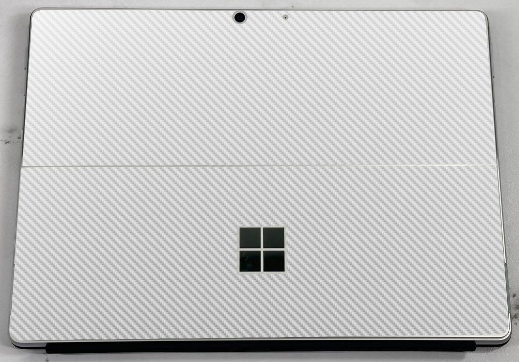 Microsoft Surface Pro 8 WHITE CARBON FIBER Laptop Skin