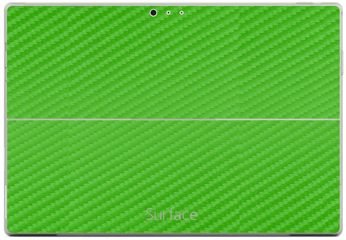 Microsoft Surface Pro 3 GREEN CARBON FIBER Skin