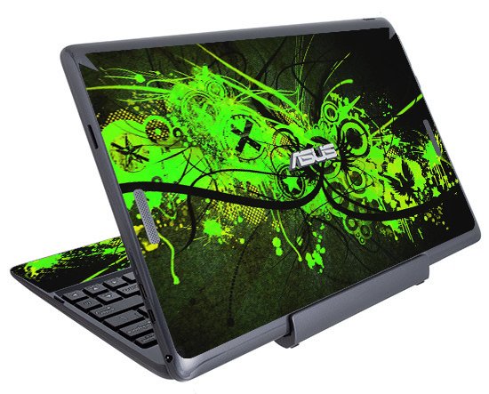 ASUS Transformer Book T100TA    GRAFFITI GREEN Laptop Skin