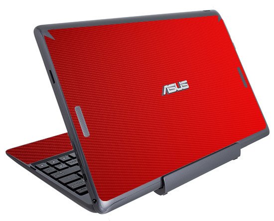 ASUS Transformer Book T100TA    RED CARBON FIBER Laptop Skin