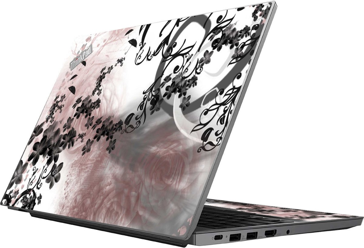 ThinkPad P14S FLOWERS AND UMBRELLAS Laptop Skin