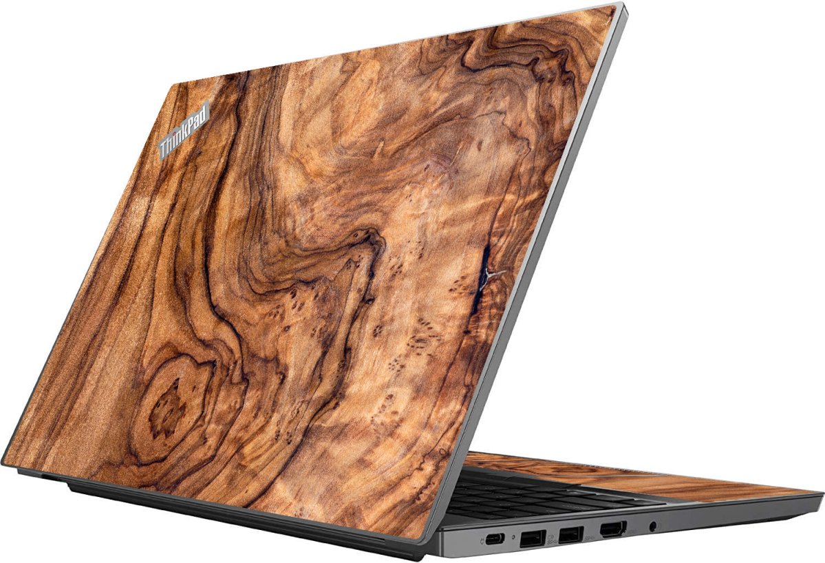 ThinkPad T14S G1 OLIVE WOOD Laptop Skin