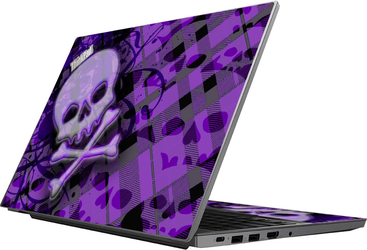 ThinkPad P1 PLAID SKULLS Laptop Skin