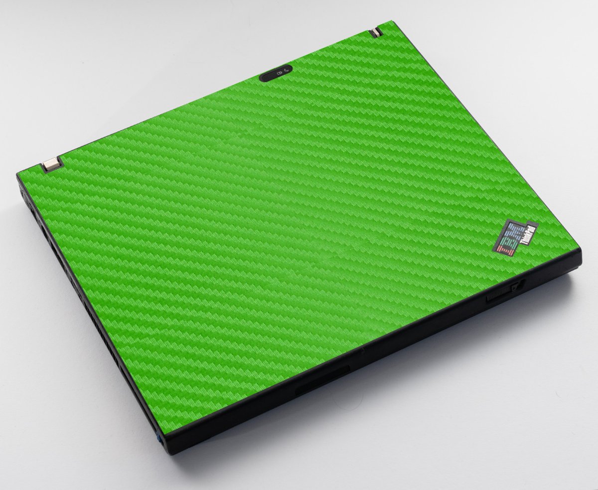 ThinkPad R61 GREEN CARBON FIBER Laptop Skin