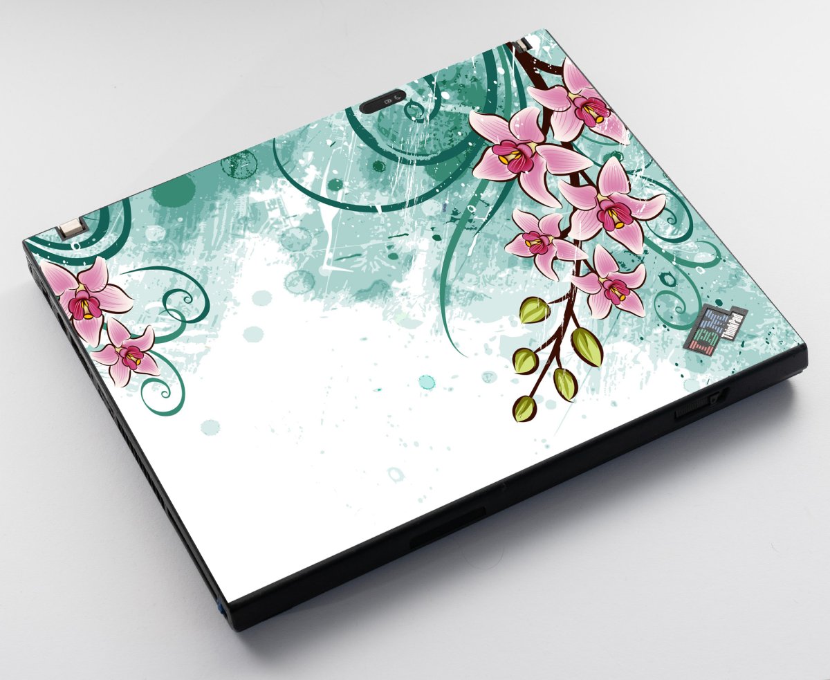 ThinkPad T41 PINK LILY WATERCOLOR Laptop Skin