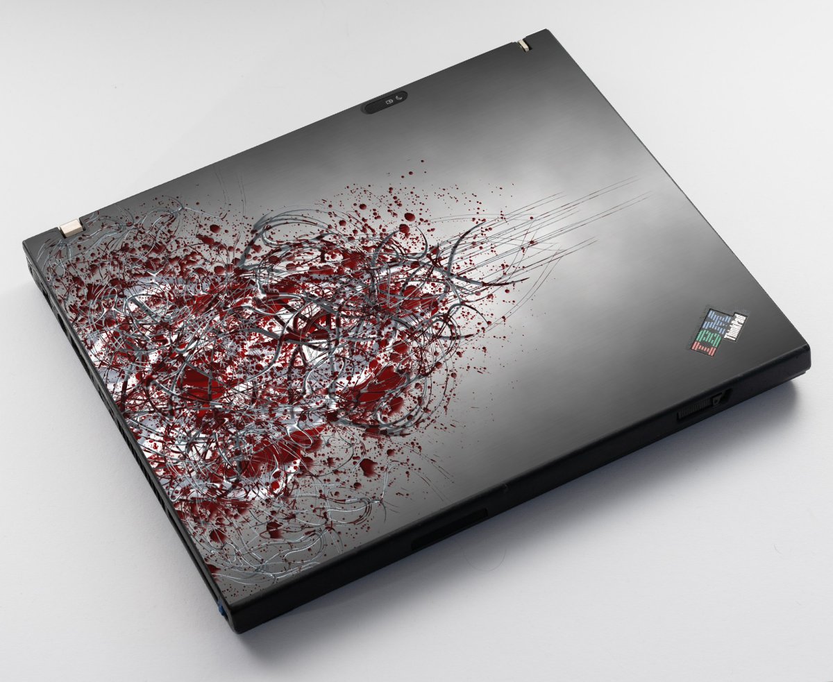 ThinkPad T43 TRIBAL GRUNGE Laptop Skin