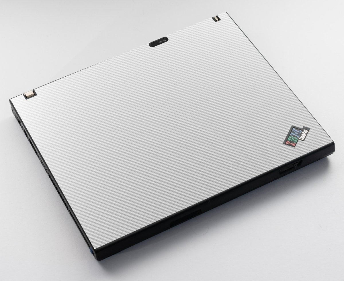 ThinkPad T42 WHITE CARBON FIBER Laptop Skin