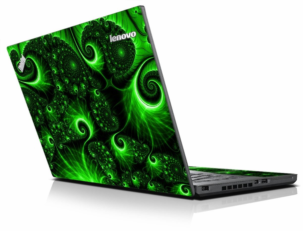 Lenovo ThinkPad E440 GREEN SWIRLS Laptop Skin