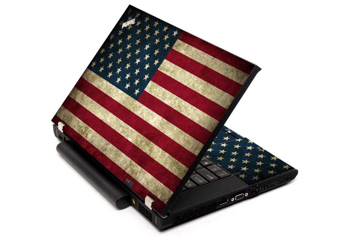ThinkPad T520 AMERICAN FLAG Laptop Skin