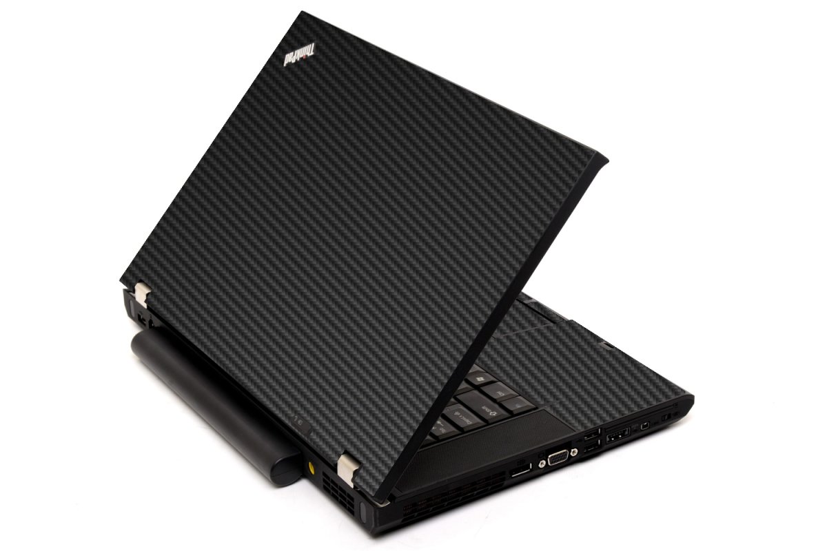 ThinkPad T510 BLACK CARBON FIBER Laptop Skin