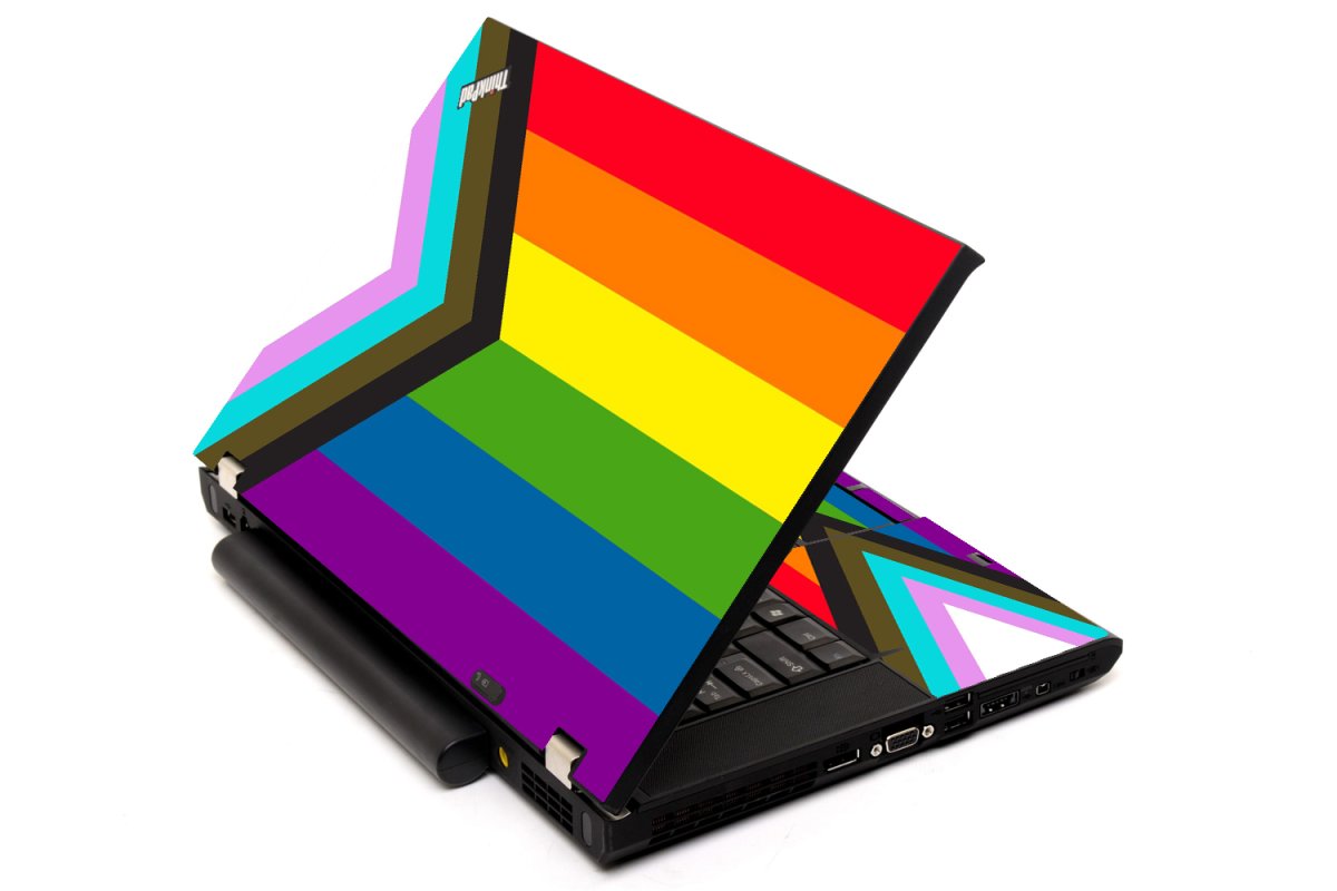 ThinkPad T510 PROGRESSIVE PRIDE FLAG Laptop Skin