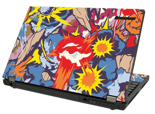 ThinkPad T540P COMIC EXPLOSIONS Laptop Skin