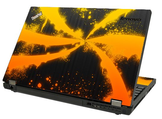 ThinkPad T540P ORANGE TWIST Laptop Skin
