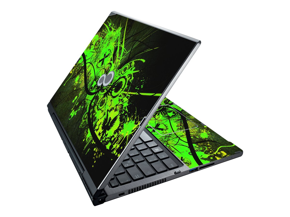 Fujitsu LifeBook T936 GRAFFITI GREEN Laptop Skin