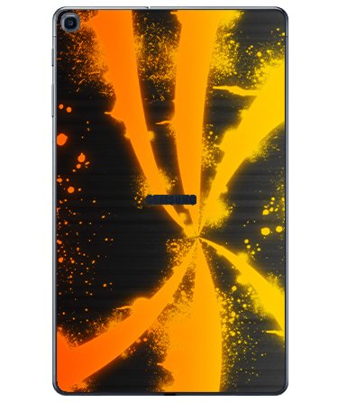 Samsung Galaxy Tablet A SMT510 ORANGE TWIST Laptop Skin