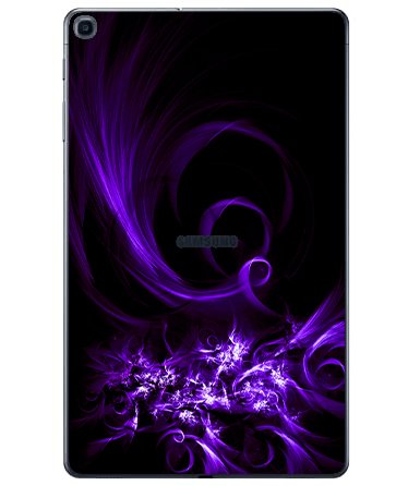 Samsung Galaxy Tablet A SMT510 PURPLE SPIRAL Laptop Skin