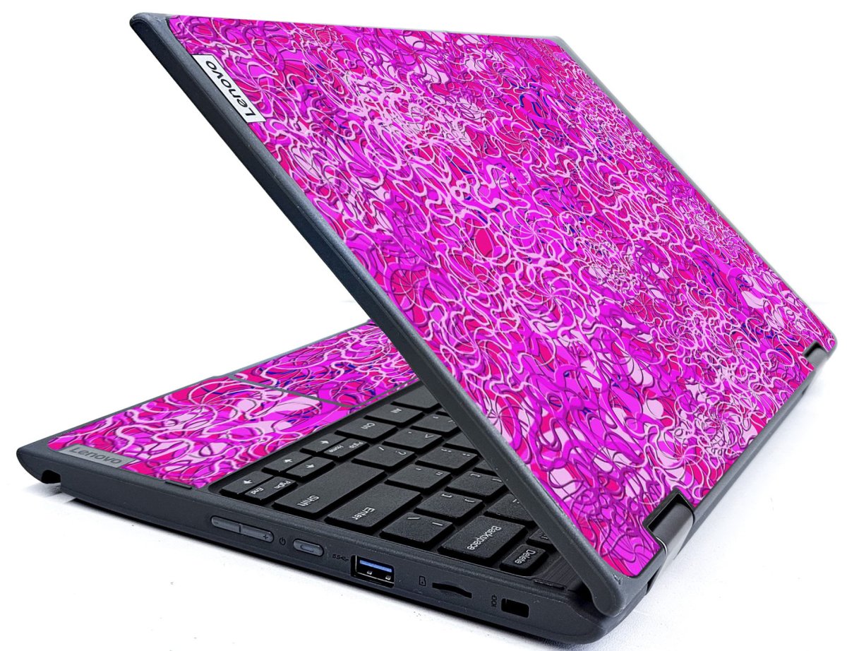 IBM/Lenovo ThinkPad 300e G2 OCEAN BOTTOM FLOWERS Laptop Skin