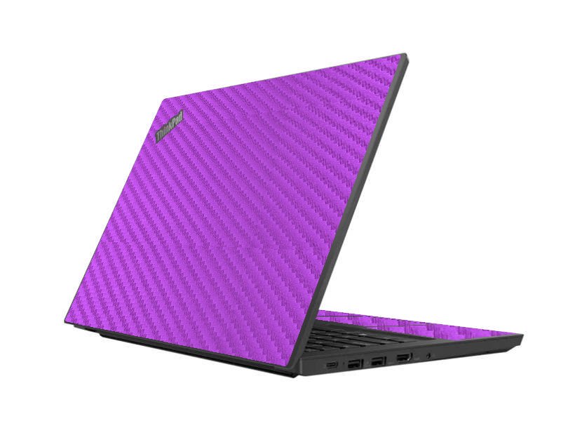 ThinkPad E14 G1 PURPLE CARBON FIBER Laptop Skin